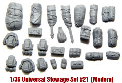 25 Pcs Value Gear Details 1/35 Universal Stowage "Series 2 Modern" Set #21 